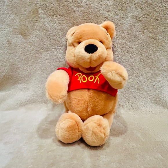 Disney Land Paris Exclusive Winnie the Pooh Stuffed Animal Toy Cuddler Stuffie - Picture 1 of 8